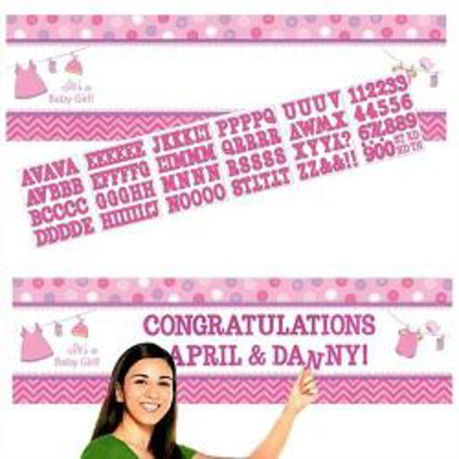 Picture of ITS A GIRL PERSONOLISED GIANT BANNER